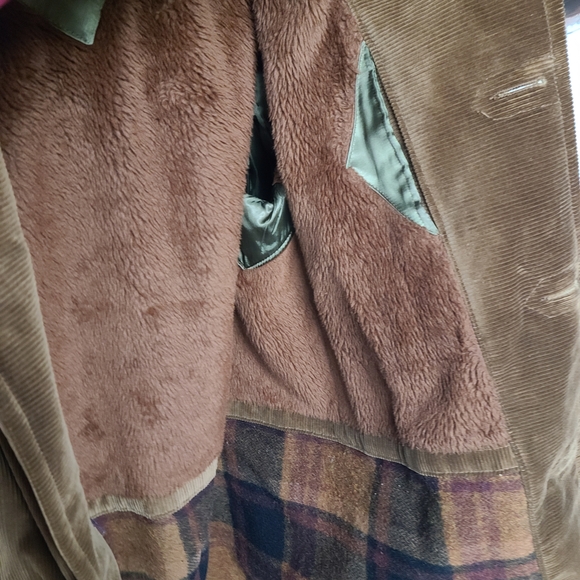 Vintage Oakbrook Sportswear Sears Corduroy Norfolk Jacket Coat 46 1970's - Picture 3 of 6